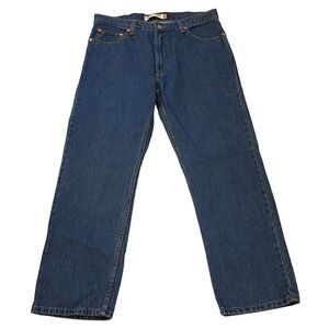 Vtg Levis 505 Jeans Mens Sz 36x30 Blue Regular Fit Denim Pants Straight Leg Y2K